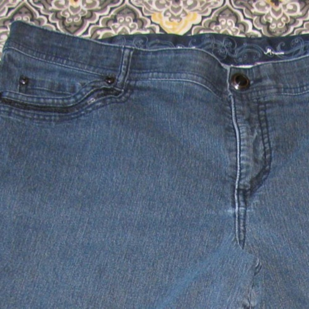 Dark Blue DENIM JEANS Size 14 M Collection
